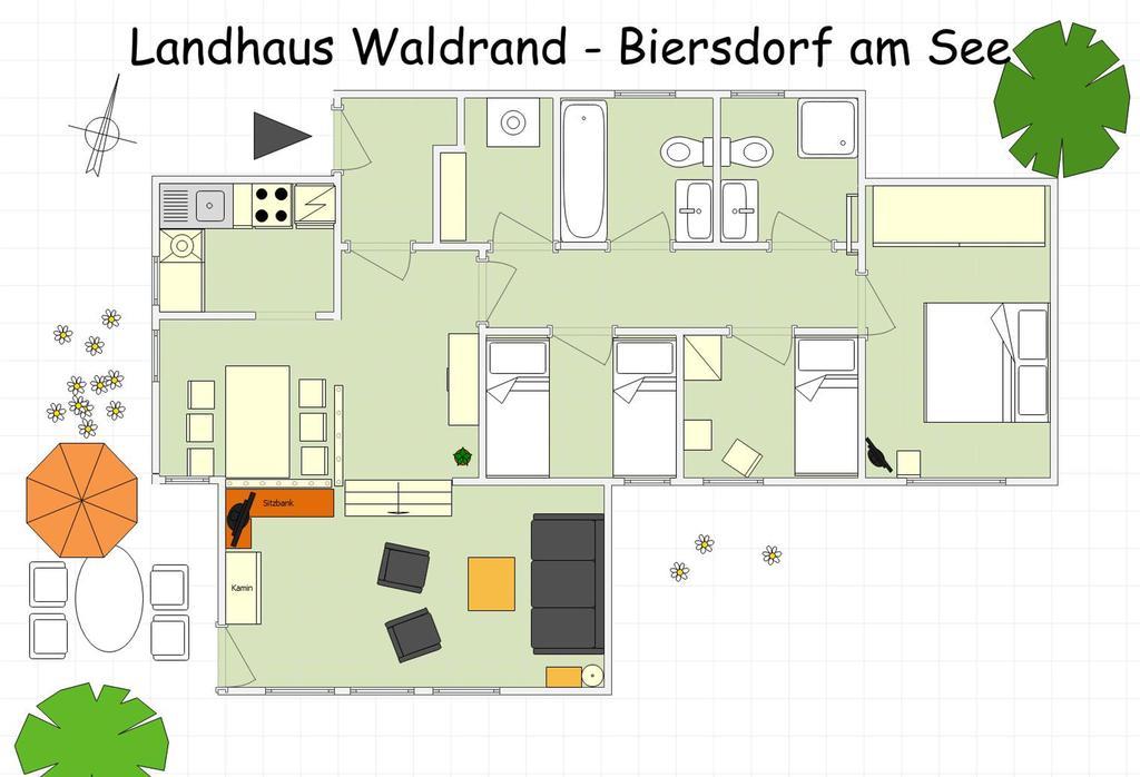 BiersdorfLandhaus Waldrand别墅 外观 照片